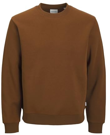 JACK & JONES Men's Jjebradley Sweat Crew Noos Sweater, Monks Robe, S