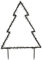 Self Import Agencies LED Gartenstecker Tannenbaum | 53 x 75 cm | Outdoor | Außenbeleuchtung | Weihnachtsdeko im Garten