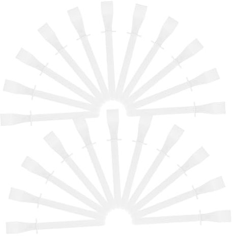 ifundom 50pcs Small Glue Spreader Palette Sticks for Woodworking and Oil Painting Flexible Handheld Scrapers As Craft Tools for Leather DIY Projects