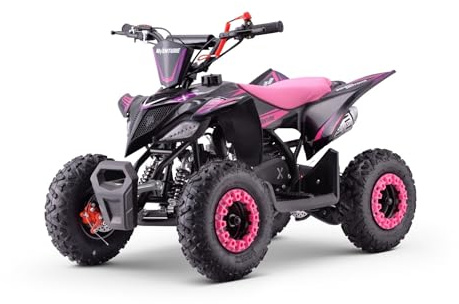 Miniquad Benzina RATTÉ-R6-BN, 49 CC, rosa, bambini 4-10 anni