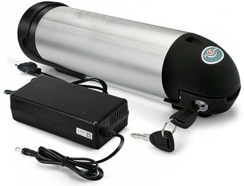 Ebike Battery Cwith Charger Ersatzakku Trinkflaschen 48V 8Ah 10Ah Electric Bike Lithium Battery 36V48V Bicycle Battery Indicator Light for 1000W 800W 500W 350W 250W 36V 8Ah,355mm