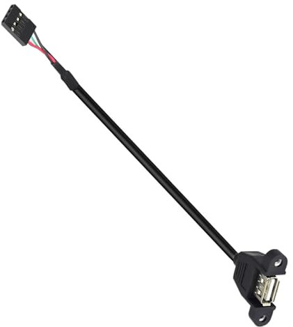 Yjcnelcr Cavo USB 2.0 femmina a 5 pin femmina USB header scheda madre per uso educativo e di laboratorio cavo elettronico