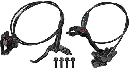 MEROCA M4 Bike Hydraulic Disc Brake 4 Piston Caliper MT420 Left Rear Right Front Brake