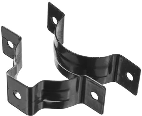 VILLCASE 50mm Pipe Clamp Kit Round Tube Bracket Water Pipe Brackets Drain Adapter u Shape Washer Drain Hose Hook Rain Catchment System