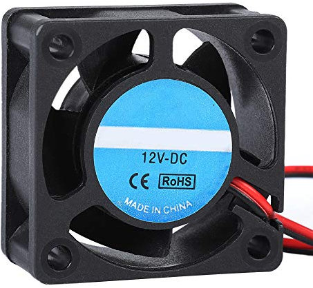Majatou Ventilador de Refrigeración para Electónica, 40x40x19 mm 12V 0.15A Actualización de Ventilador Ender 3, Ventilador 4010 14V para Accesorios de Informora 3D
