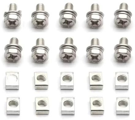Schrauben Universal 10 Set Motorrad Roller ATV Dirt Bike Batterie Terminal Mutter Und Für Bolzen Schrauben Motorrad Montage Kits