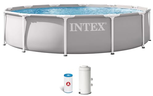 Intex 26712ND 3.66m x 76cm Prism Frame Premium Pool Set (Includes Filter Pump)