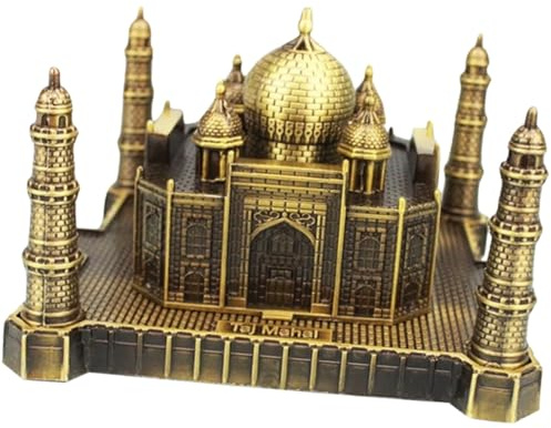 SHINEOFI Taj Mahal Metallmodell aus Legierung Dekoratives Mahal Bauwerk als Tischdekoration für Wohnzimmer Hotel und Büro Kreatives Geschenk und Wohndekor