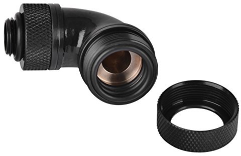 Thermaltake Pacific G1/4 PETG Tube 90-Degree 16mm für PC Wasserkühlungen schwarz