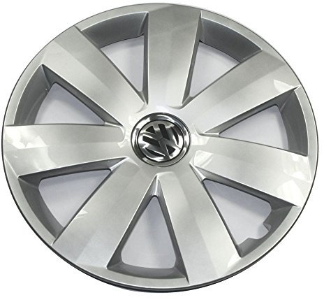 Volkswagen 1T0601147EVZN Radkappe (1 Stück) Radzierblende 16 Zoll Stahlfelgen, silber