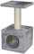 Nobby Kratzbaum Classic Como, grau, 30 x 30 x 57 cm, 1 Stück