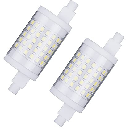 Familite R7S LED Bulb 78MM, 10W Dimmable J78 Flood Light, 100W Halogen T3 Replacement, Cool White 6000K, Pack of 2