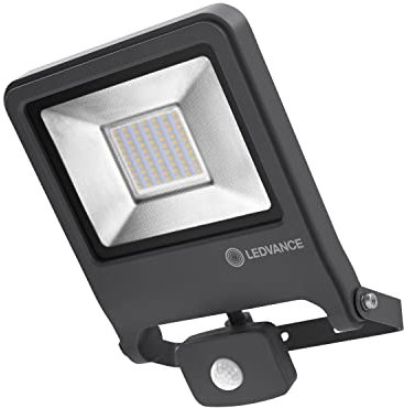 LEDVANCE LED Fluter, Leuchte für Außenanwendungen, integrierter Bewegungssensor, Warmweiß, 257,0 mm x 201,0 mm x 63,0 mm, ENDURA FLOOD Sensor