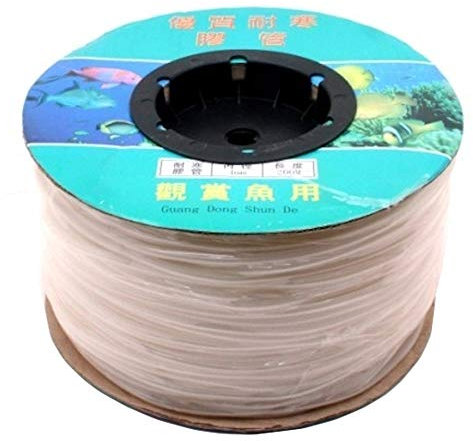 Hailea Silicone Air Line Tubing Pond Aquarium Hydroponics 4mm ID x 6mm OD [Clear] [10 Metres]