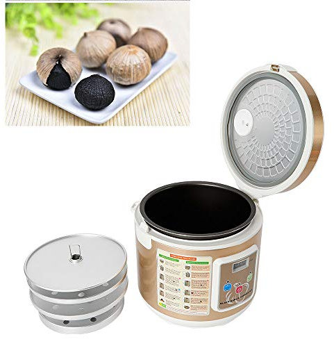 MINUS ONE 5L Schwarzer Knoblauchfermenter Vollautomatische Intelligente Steuerung Knoblauchhersteller Health Food Maker Mehrere Knoblauch Knoblauch DIY