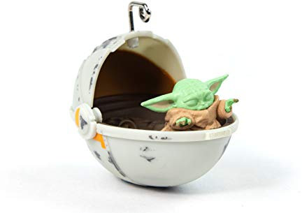 Numskull Offiziell Star Wars The Mandalorian Baby Yoda The Child 3D-Weihnachtsbaumschmuck - Violetter weihnachtlicher Hängedekor, einheitsgröße, NS2440