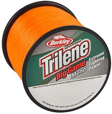 Berkley Trilene Big Game Monofilament Fishing Line, Blaze Orange, 20lb - 650yd