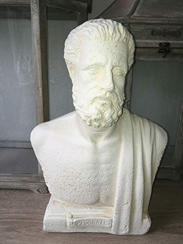 Hippokrates von Kos Büste Figur Griechischer Arzt Sokrates Traiani Antik 70