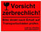 700 Etiketten/Aufkleber mit Aufdruck Vorsicht zerbrechlich! Hinweisetiketten Warnaufkleber 37x28mm