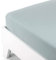 Caleffi 26637 Flanell Unten Bettlaken für Einzelbett, Grau