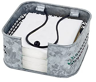 Serviettenhalter aus verzinktem Metall – Cocktail-Servietten