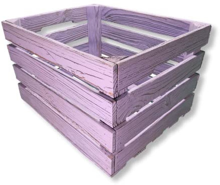 Waldsehnen NEUe Qualität: Holzkiste - Geflammt + Gefärbt + Leimöl | Aufbewahrungskiste bzw. Box aus Holz - Deko - Weinkiste - Geschenkkiste | ca. 50x40x30cm (XL)