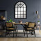 Espejo Ventana Fabricado en España – Mod-Catania Industrial – Acabado Artesanal – Espejo de Pared Ideal para Salón, Recibidor, Vestidor, Dormitorio y Baño. (70x100 cm, Negro)