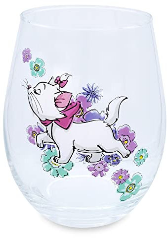 Disney The Aristocats Marie Walking - Bicchiere da vino senza stelo | Contiene 567 g