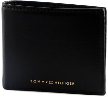 TOMMY HILFIGER TH Premium Leather Mini CC Wallet Black