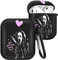 Qerrassa Schutzhülle für Airpods 1/2, Skelett, niedlich, Cartoon, coole Silikon-Schutzhülle für Apple Airpod Air Pods 1. und 2. Generation, lustige Charaktere, weiche Hüllen für Mädchen und Jungen