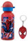 OM SUPPLIES Gourde réutilisable en plastique sans BPA pour enfants Motif personnages Spiderman 370 ml