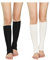 Stulpen Damen Leg Warmers Stulpen Pink Stulpen Schwarz Stulpen für Damen Oktoberfest Beinwärmer Beinstulpen Halloween Lange Winter Beinwärmer Gestrickt Verdicken Beinstulpen Böhmen Schwarz und Weiß 2