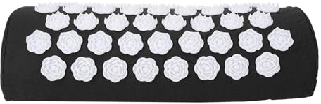 Topyond Premium-Akupressurkissen, Nackenschmerzkissen, Muskelentspannung, Linderung von Rückenschmerzen, Stoß- Und Feuchtigkeitsbeständig, Ergonomische Nackenstütze Zur Nackenlinderung(Schwarz)