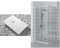 Receveur de douche 65 x 65 cm Extra Slim Blanc + Cabine de douche 65 x 65 cm Hauteur 200 cm avec ouverture d'angle