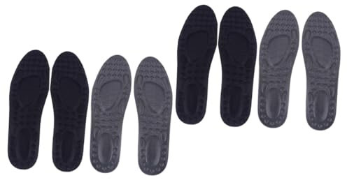 SOLUSTRE 4paare Sportschuhe Einlegesohlen Atmungsaktive Polstersohlen Vermeidung Von Schwitzen Und Geruch Mit Fußstütze Für Optimalen