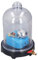 Pot à Cloche Sous Vide avec Base, Chambre à Vide avec Pompe, Pot en Plastique de Laboratoire, Outil Expérimental Scientifique de Physique Sonore pour Expérience de