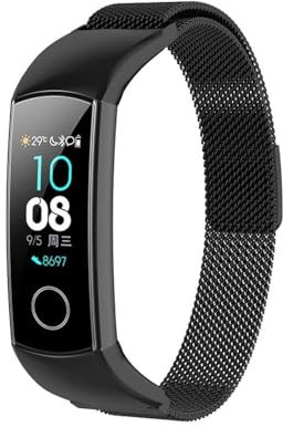 Panda Bobo Bracelet de rechange en métal milanais pour Huawei Honor Band 4/5