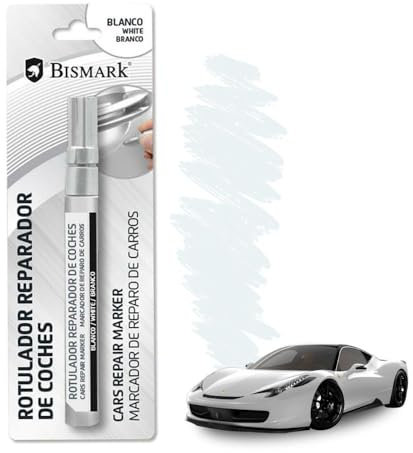 Rotulador Eliminador Arañazos Coche Color Blanco, Bolígrafo de Retoque Reparación Elimina Rayones Superficiales y Manchas de Manera Profesional Sencilla, Bolígrafo Quita Arañazos para Vehículos
