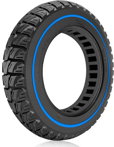 Felixstory Robuster Reifen, 10 x 2 Zoll, Ersatz für Originalreifen 10x2.125 10x2/54-152 8.5x2.0 50/75-6.1 8 1/2x2, geeignet für Ninebot F65I/ F25I/ D38e EVERCROSS EV85F Elektroroller, blau