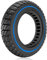 Felixstory Robuster Reifen, 10 x 2 Zoll, Ersatz für Originalreifen 10x2.125 10x2/54-152 8.5x2.0 50/75-6.1 8 1/2x2, geeignet für Ninebot F65I/ F25I/ D38e EVERCROSS EV85F Elektroroller, blau