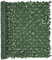 VEVOR Sichtschutzzaun aus Efeu, 1500 x 2490 mm, Pflanzenwand, grüner Efeuzaun mit verstärkter Verbindung, künstliche Hecken mit Weinblättern als Dekoration für Garten, Hof und Terrasse