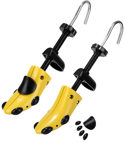 Fiabgum Schuhspanner, 2PCS Schuhspanner Herren Und Damen, 4-Wege Shoe Stretcher,Schuhe Dehnen,Schuhweiter Kunststoff & Metall Schuhdehner,Für Einstellbare Länge Und Breite Schuhweiter.(35–42)