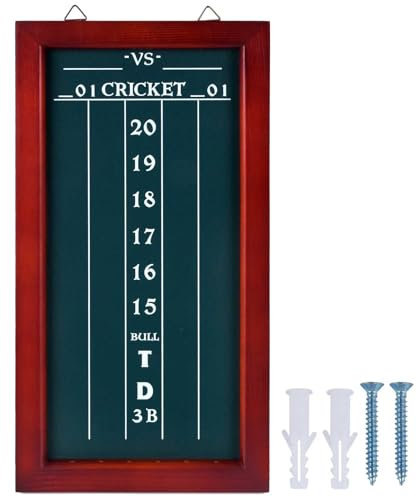 Dart-Anzeigetafel, Kreide-Dart-Anzeigetafel für Dartscheibe, Cricket & 01 Dartspiele, Dartscheibe für Dart-Scoreboard (ohne Kreide und Kreide)