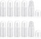 chenyu Pack of 10 Roll on Flasche Leer 50ml Deoroller Zum Befüllen Roll on Leer Sonnencreme Roller Auffüllbar für Reisen Urlaub Parfüm ätherische öle Und Hautpflegeprodukte (Weiß
