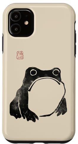 Matsumoto Hoji Frog, Japanese Woodblock Case for iPhone 11
