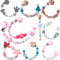 Schnullerkette, personalisierbar, Vorname Baby, weiches Silikon, Geschenk zur Geburt für Neugeborene, Mädchen, Jungen
