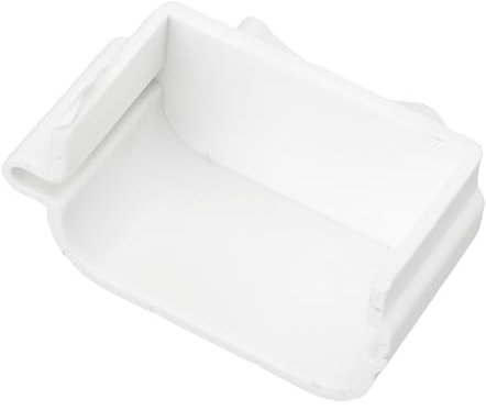 TOPINCN Refrigerator Door Bin, Refrigerator Side Shelf Replacement Part Fit for RF28HDEDBSR Door Mullion Flipper Repair Part White Fridge Flipper Repair Accessories