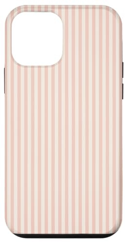 Boho Stripe in Blush Potters Pastel Pink Candy Pin Lines Case for iPhone 12 mini