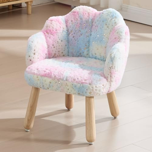 chairus Kids Armchair, Toddler Sofa with Wood Legs, Colorful