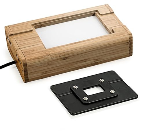 Visionneuse de diapositives pour anciennes diapositives, éclairage LED, projecteur de diapositives, 3 niveaux de réglage de la luminosité, positionnement précis, pour films positifs et diapositives